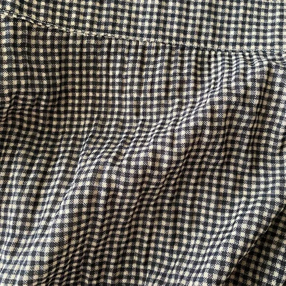 Mod Ref Brown gingham wrap dress size medium - Picture 12 of 16